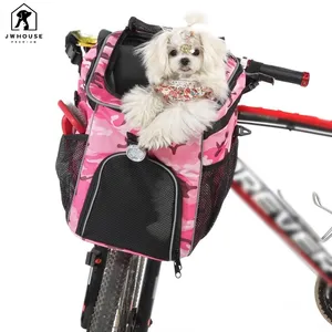 Pet Có Thể Gập Lại Travel Bike Seat Pet Xe Đạp Ba Lô Túi Puppy Dog Cat Động Vật Nhỏ Cho Đi Bộ Đi Xe Đạp Giỏ Phụ Kiện