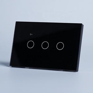 スマートスイッチZigbee Wifi TuyaスマートホームWiFiスイッチ1/2/3/<span class=keywords><strong>4</strong></span>ギャングガラスパネルLEDインジケータ付き - Product Image 2