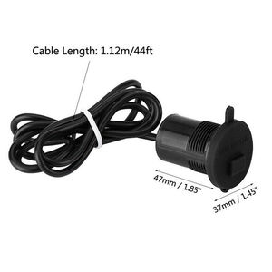 Adaptador de cargador USB para motocicleta, interruptor de alimentación a prueba de agua - Product Image 5