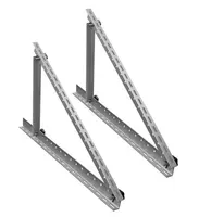 Support de trépied solaire triangulaire mini en aluminium anodisé, réglable multi-angles, personnalisé OEM, vente en gros d'usine