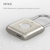 Cadenas intelligent biométrique à empreinte digitale cadenas électronique étanche haute sécurité coloré avec chargement USB