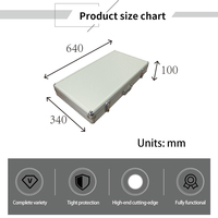 APC015 NINGBO EVEREST boîtier CD en aluminium cutstomisé boîtier DVD boîtier de rangement Bluray Lock