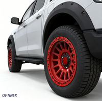 Jantes forgées à rebord profond True Beadlock tout-terrain rouges 16-22 pouces 6x139.7 6x135 6x120 6x114.3 pour Wrangler Ford F150 Raptor Bronco