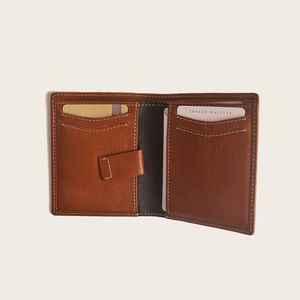 Portefeuille porte-cartes <span class=keywords><strong>Boman</strong></span> en cuir véritable ciré à l'huile pour homme, porte-monnaie - Product Image 6