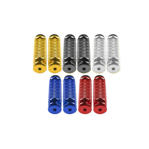 Reposapiés Universales para Motocicleta de 8 mm, 1 Par de Reposapiés Traseros de Aluminio CNC para Motocicleta, Reposapiés Antideslizantes - Product Image 2