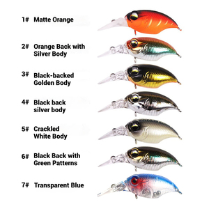 5g 3,8 cm flotante <span class=keywords><strong>Mini</strong></span> Crankbait ABS señuelo duro con labio para lubina trucha pesca Griffin Black <span class=keywords><strong>King</strong></span> <span class=keywords><strong>Kong</strong></span> 6062 - Product Image 3