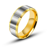 Fabricant de bijoux ODM OEM personnalisé Ensemble d'alliances pour couple en acier au tungstène emmêlé en or 18 ct 24 ct