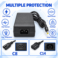 Adaptateur secteur fiable pour ordinateur de bureau, prise britannique, 75W 15V 5A, certifié GS TUV CE FCC RoHS, alimentation fiable pour bande LED, moniteur
