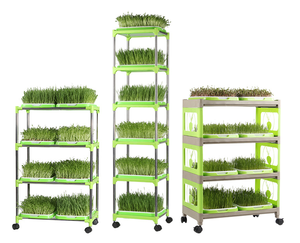 Plateau de <span class=keywords><strong>semis</strong></span> hydroponique <span class=keywords><strong>à</strong></span> une ligne et deux lignes, étagère pour jardinière <span class=keywords><strong>à</strong></span> microvert avec différentes couches - Product Image 1