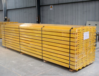 Poutre en bois jaune Doka H20 pour coffrage de construction JHJD pour coulage de béton