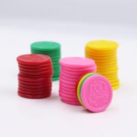 Jetons de poker en polystyrène en gros, 39 mm, jetons de jeu en plastique, couleur unie, logo personnalisé, prix d'usine