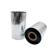Pita Transfer Termal Wax 60mmx300m Pita Label Barcode untuk Label Harga Retail, Kompatibel dengan Printer UC168