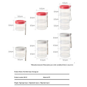 Novo Outdoor portátil <span class=keywords><strong>Dog</strong></span> Cat Comida Água Dividido <span class=keywords><strong>Bowl</strong></span> Pet Outdoor Multi Layer Armazenamento Jar Viagem <span class=keywords><strong>Bowl</strong></span> Pet produtos - Product Image 4