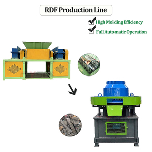 เครื่องอัดก้อน RDF สายการผลิต RDF ผลิตเชื้อเพลิงจากขยะไม้และเศษยาง - Product Image 1