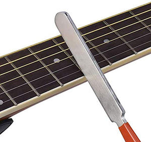 6 uds traste de guitarra coronación <span class=keywords><strong>Luthier</strong></span> archivo traste de acero inoxidable Rocker diapasón protectores Protector guitarra <span class=keywords><strong>Luthier</strong></span> Kit de herramientas - Product Image 3