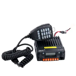 QYT tamaño mini 25W tres bandas 2m/1,25 m/70cm Radio móvil para coche Walkie Talkie de comunicación de largo alcance