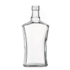 KDG Brand Glass bottle manufacturers wholesale custom whisky wine 540ml flint glass bottle