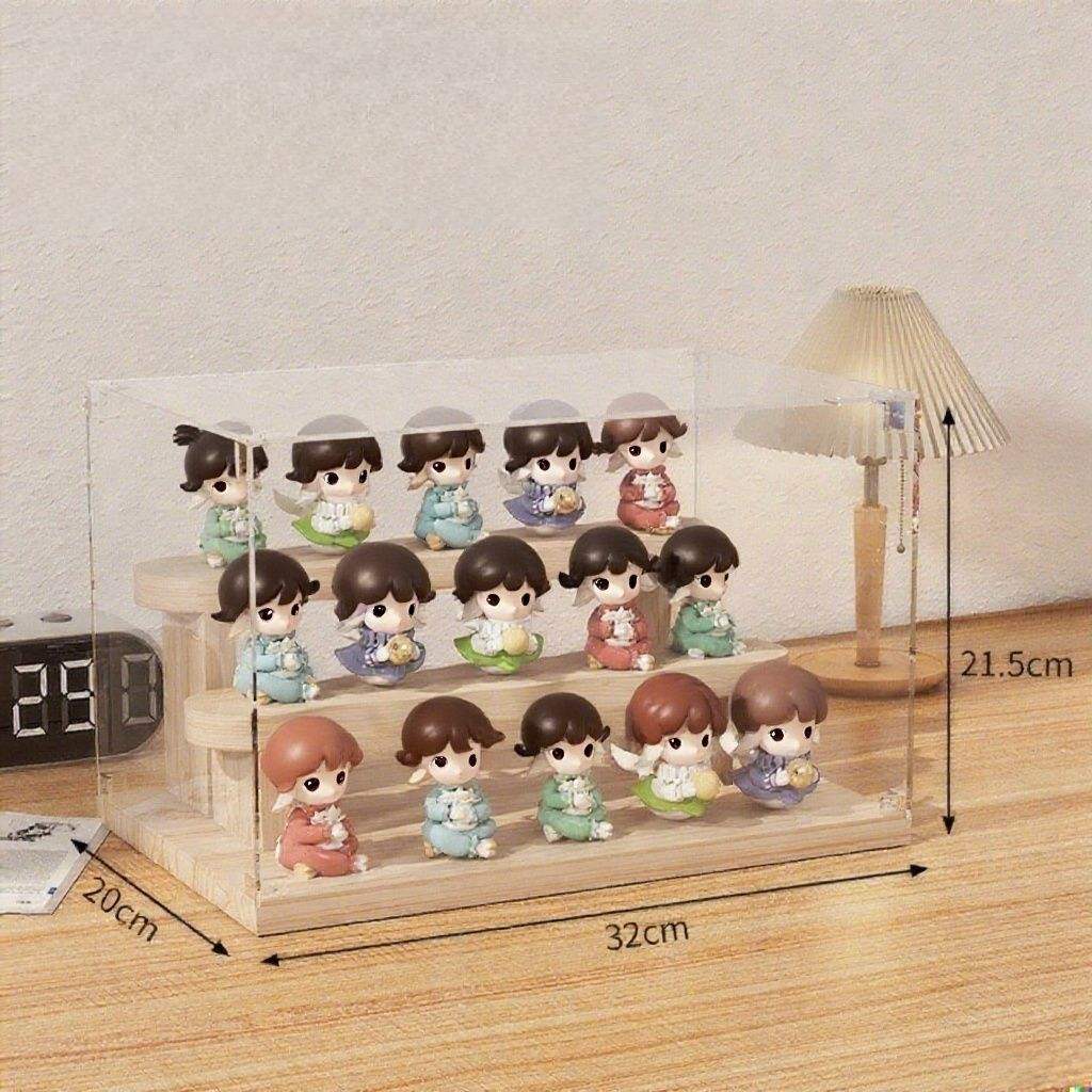 กล่องตาบอดยืนแสดง [สามชั้น + ฝาครอบกันฝุ่น]