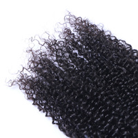Extensions de cheveux humains brésiliens Remy Kinky Super Double Drawn, fixation micro-anneaux, sans traitement chimique, toutes couleurs