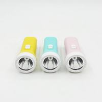 Senter LED Plastik Murah Grosir, Lampu Senter Darurat LED QZ-2006 untuk Berkemah di Luar Ruangan
