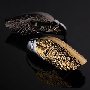 卸売カスタムイーグル炎ガスライターポータブル詰め替え可能なブタンシガレットライターパーティーの機会のためのプロモーションギフトのアイデア - Product Image 6