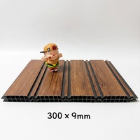 Matériaux décoratifs modernes en PVC 3D pour panneaux muraux, plafonds, cloisons, décoration intérieure en villa