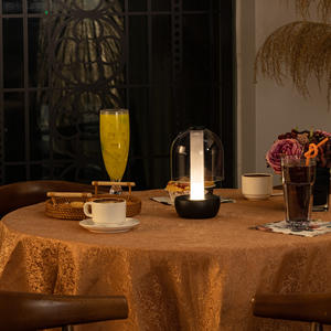 Lámpara de Mesa Retro Floral Inalámbrica Recargable al por Mayor, Iluminación Ambiental, Control Remoto, Pieza Decorativa Elegante para Dormitorio - Product Image 4