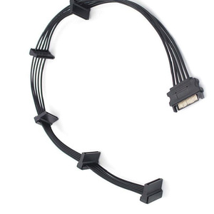 Tùy Chỉnh 60Cm SATA Dây Điện Một Để Năm Mở Rộng Cáp Ổ Cứng Dây Nịt - Product Image 5