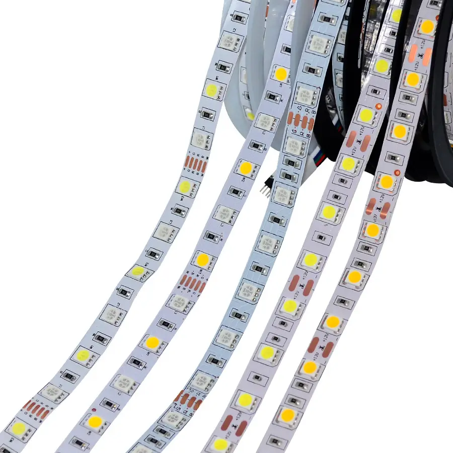 Tira de luces LED Flexible 5050 DC12V, 60LEDs/m, 5050, 300LED, 5 m/lote