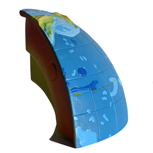 <span class=keywords><strong>Globe</strong></span> Geografi PVC Stereo Topografi Peta Dunia 32CM Bahasa Inggris - Product Image 4