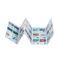 Impression de brochures pliantes en carton offset, haute qualité, pelliculage personnalisé, promotion, menus, dépliants, flyers pour entreprises