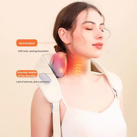 Masseur multifonctionnel pour le cou et les épaules, moteur silencieux, pétrissage, vibration, contrôle du minuterie, têtes de massage flexibles pour la maison et le bureau