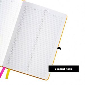 Custom A5 Leatherette Hardcover Notebook Ruled <b>Journal</b> Lined Notebook for School Events and Branding Factory Price - Product Image 5