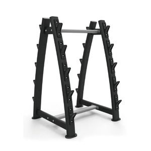 Porta Bilancieri Multistrato Salvaspazio Fisso per Sollevamento Pesi, Espositore per Barre da Palestra Domestica e Allenamento della Forza - Product Image 1