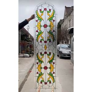 Vitrales de Iglesia con Diseño Personalizado, Techo de Cúpula con <span class=keywords><strong>Tragaluz</strong></span>, Vidrio de Color de Lujo con Estructura de Acero Prefabricada - Product Image 5