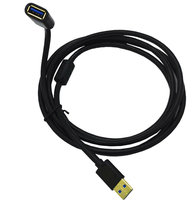 Cable USB 3.0 Chapado en Oro, Tipo A a Tipo A / USB 3.0 A Macho a B Macho / USB 3.0 A Macho a Micro-B / Cable de Extensión USB 3.0 A Macho a A Hembra
