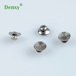 Denxy diş ortodonti taban Lingual düğmeler Metal Bondable doğrudan halkalar çekiş kanca diş hekimliği aksesuarları malzemeleri - Product Image 5