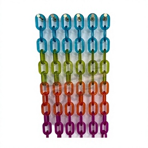 Chaîne de maillons en résine faits à la main, éléments décoratifs uniques, décoration intérieure, fournitures artistiques tendance pour projets de bricolage - Product Image 1