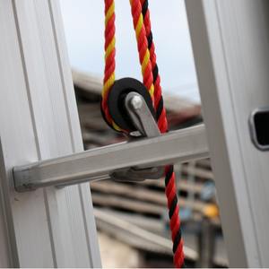 <span class=keywords><strong>Escalera</strong></span> Telescópica de <span class=keywords><strong>Aluminio</strong></span> 6063 de 3 Piezas, Plateada, Moderna, Reforzada, <span class=keywords><strong>Plegable</strong></span>, de un Solo Lado, para Uso Doméstico, 16 <span class=keywords><strong>Metros</strong></span> - Product Image 6