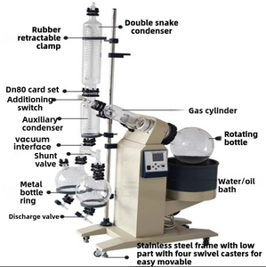 Rotary Evaporator Laboratorium Distilasi Vakum Elektrik Ekstraksi Kristalisasi 2L/5L/10L/20L/50L - Product Image 2