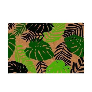 Tapis d'entrée Cangming en imitation fibre de coco, motif floral, antidérapant, pour usage domestique - Product Image 5