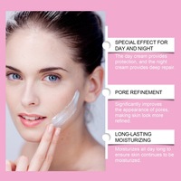 Crème de soin des pores Hoygi, ensemble jour et nuit pour enfants, crème nettoyante en profondeur pour une peau plus raffinée, pores plus lisses et affinés