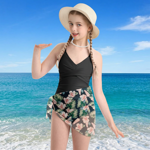 Traje de Baño de Dos Piezas con Volantes y Cintura Alta para Mujer, Estilo Europeo Americano, Novedad 2026, Bikini Discreto para Playa, ¡Gran Oferta! - Product Image 1