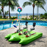 Vélo aquatique deux places Dolphin en aluminium à pédales, idéal pour les sports nautiques résidentiels, avec éléments en PE et métal – Offre spéciale
