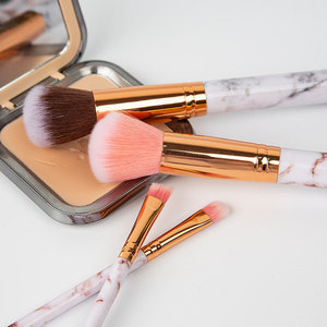 10 pièces outils de <span class=keywords><strong>maquillage</strong></span> professionnels poignée en marbre rose <span class=keywords><strong>Kit</strong></span> de <span class=keywords><strong>pinceaux</strong></span> de <span class=keywords><strong>maquillage</strong></span> avec baril - Product Image 6