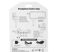 USB ses kablosu ve adaptörü ile fabrika toptan elektrik gitar mini kulaklık amplifikatörü