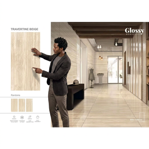 Onyx White Marble 600x1200mm High Gloss Porcelain Tiles Full Polished Floor Wall Premium Design - Product Image 4