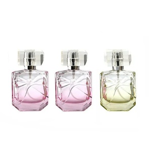Flacons de parfum en verre plat rechargeables de luxe avec impression de logo personnalisé, finition mate, 30 ml/50 ml/100 ml, flacon de parfum transparent - Product Image 1