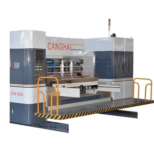 Máquina Impresora Flexográfica de Alta Velocidad Totalmente Automática Canghai, Ranuradora, Troqueladora, para Impresión de Cartón - Product Image 4