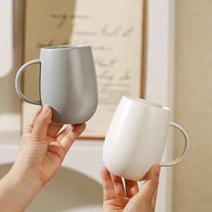<span class=keywords><strong>Tasse</strong></span> à thé en céramique mate de grande capacité Star Hotel de même style pour bureau à domicile toutes saisons <span class=keywords><strong>tasse</strong></span> de lavage personnel - Product Image 1